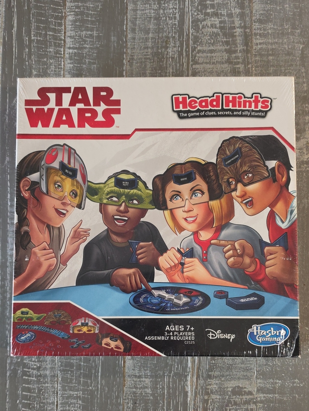Star Wars Head Hints Game, Hasbro, Disney, Ages 7+, Yoda Chewbacca Luke Leia